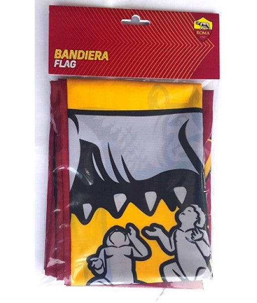 BANDIERA ROMA UFFICIALE GRANDE cm. 95 x 145 ROSSA