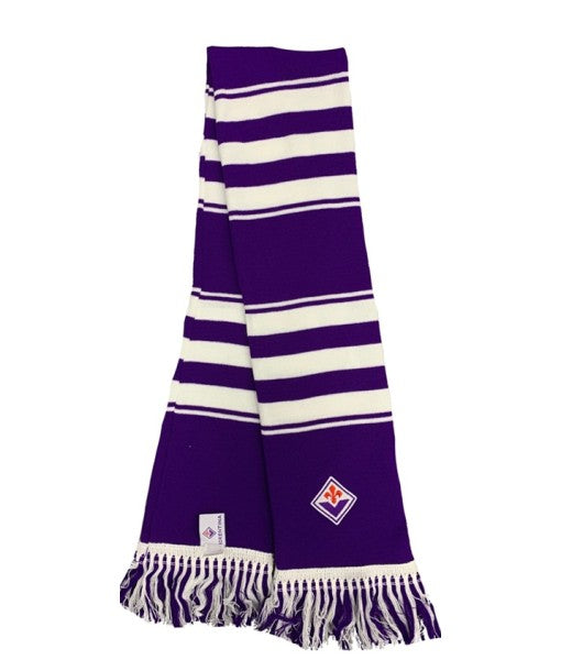 OFFICIAL FIORENTINA TUBULAR PURPLE EMBROIDERED ACRYLIC SCARF
