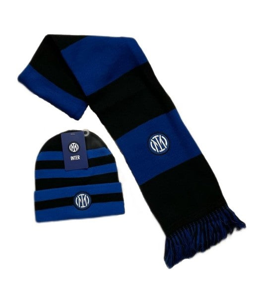SET INTER SCIARPA + BERRETTO UFFICIALE KIT INVERNALE in ACRILICO 02